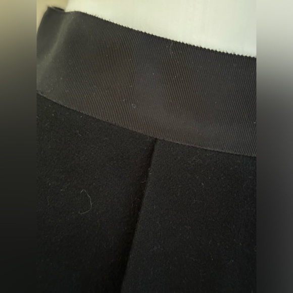 J Crew Black Layered Ruffle Shirt. 80% Wool Elastic Waist Thick Material… - Picture 6 of 14